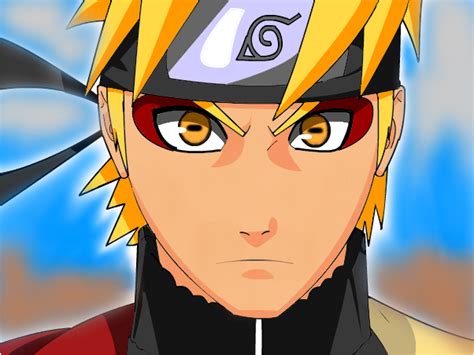 Naruto Uzumaki Sage Mode Face
