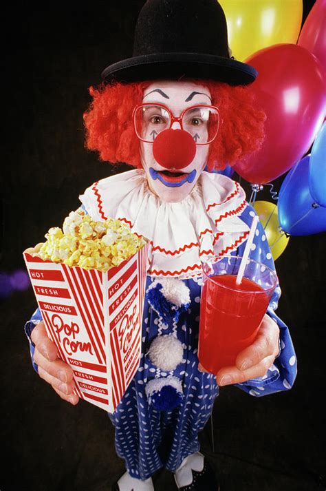 1980s 1990s Clown With Glasses And Hat Photograph By Vintage Images