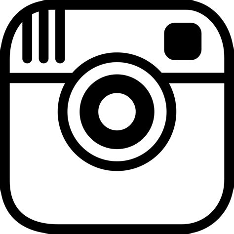 Instagram Photo Camera Logo Outline Svg Png Icon Free