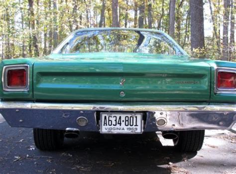 1969 Plymouth Roadrunner Original Rallye Green Car One Of The Nicest