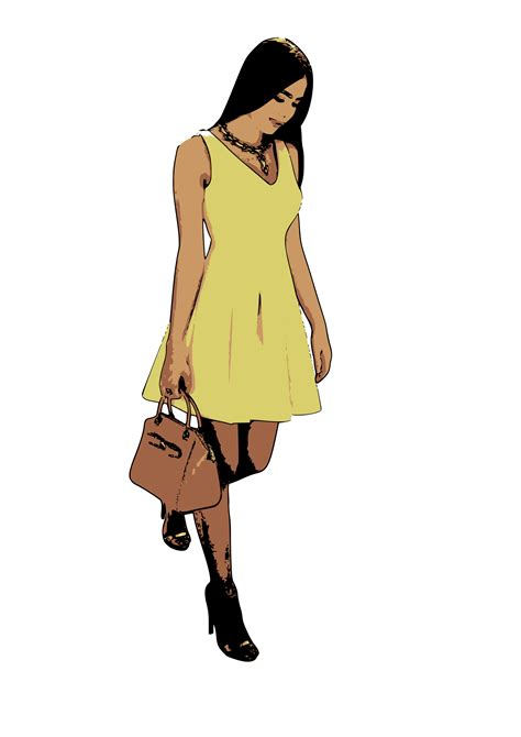 Fashion Clipart Model Fashion Model Transparent Free For Download On
