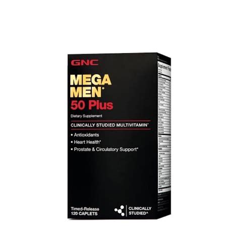 Jual Gnc Mega Men 50 Plus Asli Multivitamin Obat Herbal Pria Import Terbaik Vitalitas Pria