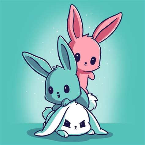Fluffy Bunnies T Shirt Teeturtle Bunny Drawing Cute Animal Drawings