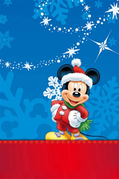 Mickey Christmas Wallpaper Wallpapersafari