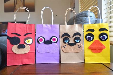 Pin By Meagan On Fnaf Party Boy Birthday Parties Party Bags Five