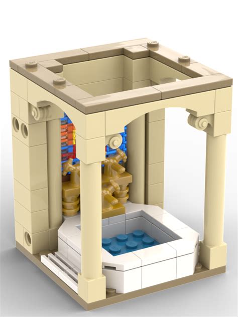 Lego Moc Hogwarts Prefects Bathroom Module By Lemonmoc Rebrickable Build With Lego