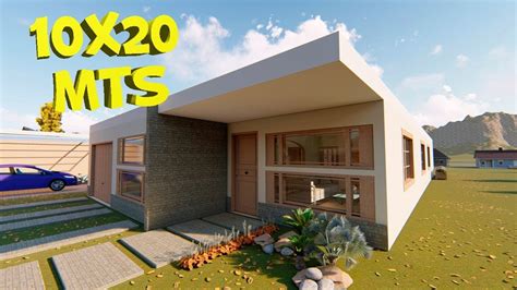 Diseño De Esta Casa Habitación En Terreno De 10 X 20 Metros Youtube 047