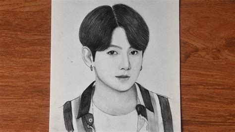 How To Draw Jungkook Bts Bts Members Pencil Drawing Easy Sketch Photos