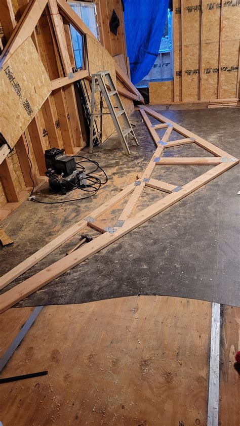 Building My Own Trusses Due To A 6 Month Wait For Ones From The Lumber