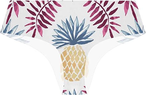 Fajro Women S No Pinches Hipster Panties Hawaiian Tropical Pineapple