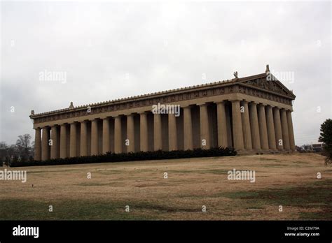 The Parthenon Centennial Park Nashville Usa 19 January 2011 Stock Photo