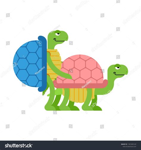 turtle sex tortoise intercourse reptile isolated stock vector royalty free 1181945143