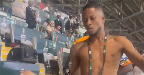 Afcon Clampdown After Journalist Danced Naked And Press Box Turned Into Pitched Battle