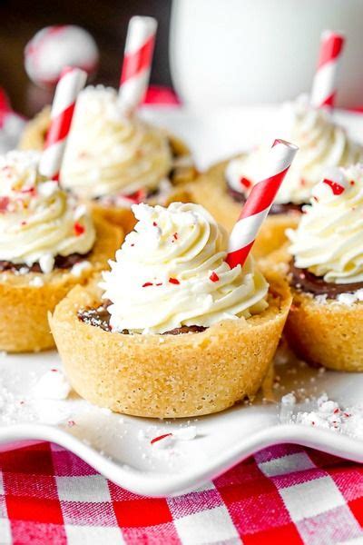 Peppermint Hot Chocolate Cookie Cups The Love Nerds Chocolate