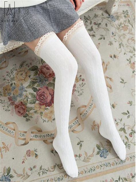 Gustave Gustavedesign Women Over The Knee Thigh High Socks Legging