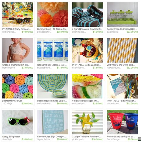 Etsy Treasury For The Perfect Pool Party Diliberto Photo And Design