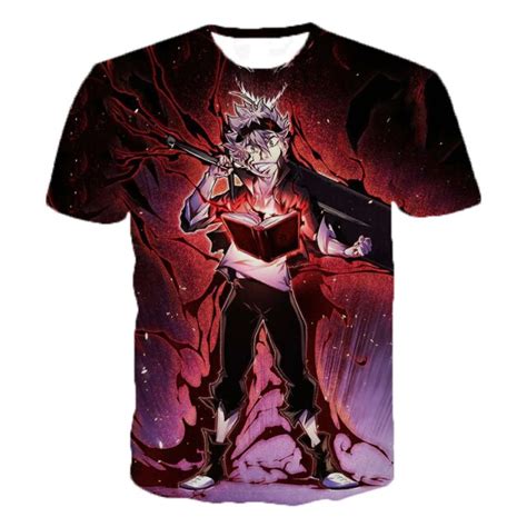 Black Clover T Shirt 3d Printed T Shirts Black Clover Merch Store