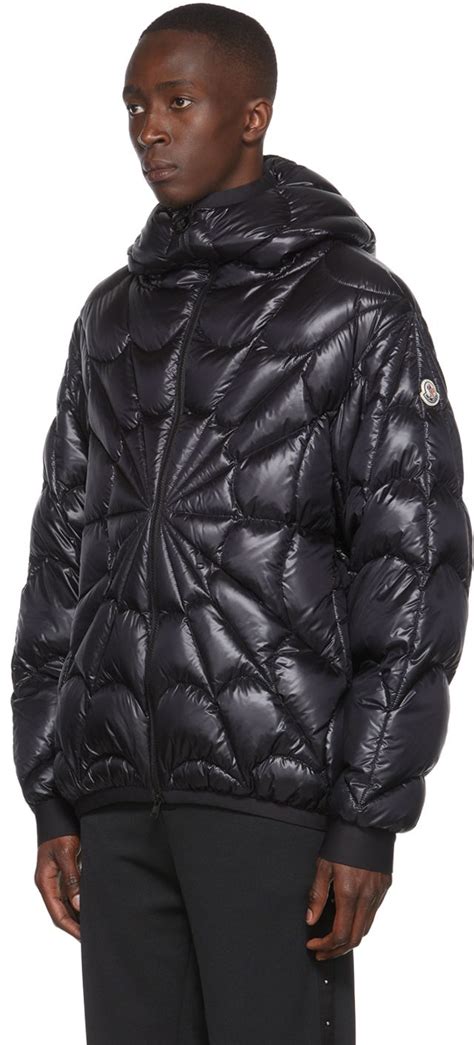 Moncler Spider Down Jacket In Black Stylemi