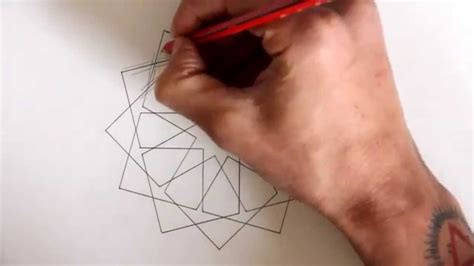 How To Draw Geometric Design Full Tutorial Youtube
