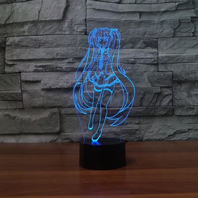 3d illusion night light led anime lamps, acrylic board cartoon night light, cracked. Qoo10 - 3D Anime Characters Table Lamp Cute Girl LED Night ...