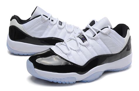 The shoe's other signature details remain intact, including a white ballistic mesh upper. Cheap Air Jordan 11 Retro Low White/Black-Concord Online ...