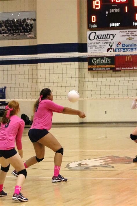 Volleyball Dig Dig Pink Liberty High School Appleton Basketball