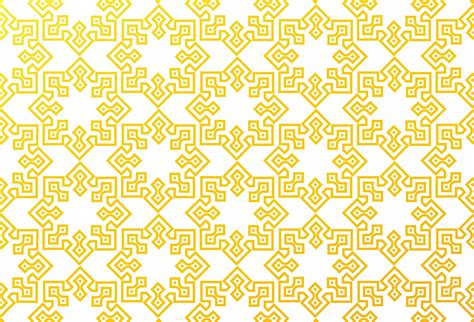 Yellow Geometric Islamic Pattern 1047496 Vector Art At Vecteezy