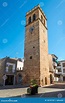 Klockatorn Reloj-Mirador I Andujar, Spanien Fotografering för ...