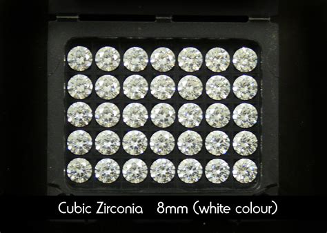 Cubic Zirconia Is A Celebrited Gemstonesits Sparkling With Good Face