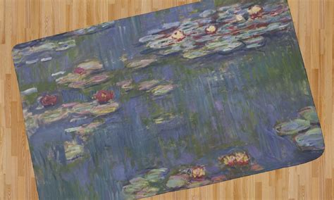 Water Lilies By Claude Monet Area Rug Youcustomizeit