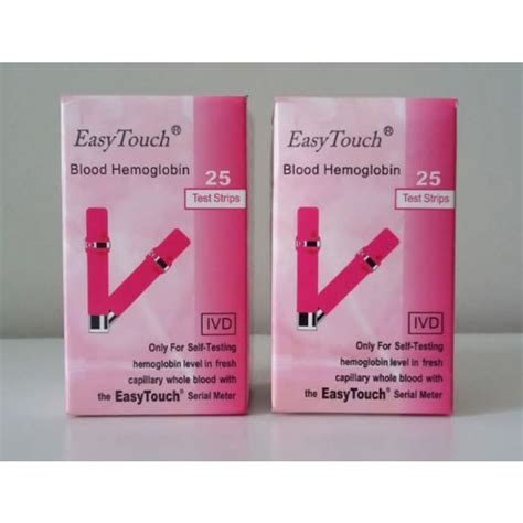 Jual Strip HB EasyTouch Test Hemoglobin Refill Easytouch Isi 25 Stik