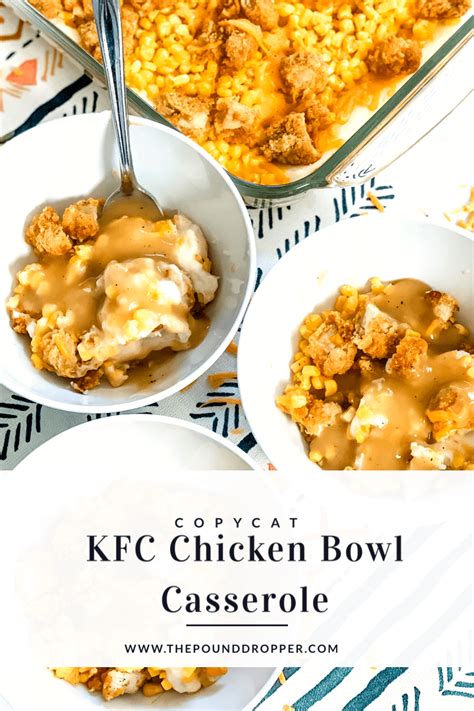 Grilled teriyaki chicken bowl is a delectable mix of teriyaki chicken, cilantro rice, grilled vegetables and pineapple! Copycat KFC Chicken Bowl Casserole | Recipe in 2020 ...