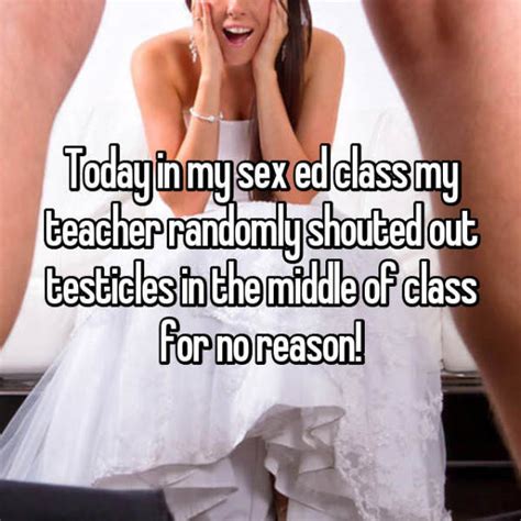 Sex Ed Classes Are Always Awkward Pics