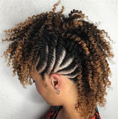 20 Inspirations Braided Frohawk Hairstyles