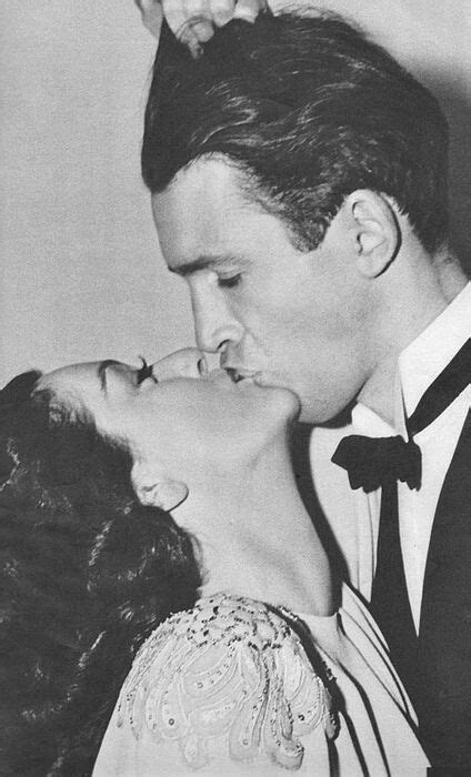 Famous Hollywood Movie Kisses With James Stewart And Gloria Hatrick Mclean In 1940s Movie