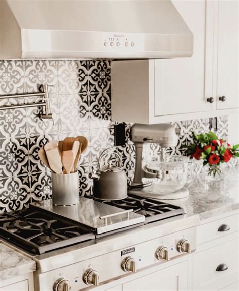 Beautiful Backsplash Tile For Kitchen Shabby Chic Kitchen Farmhouse