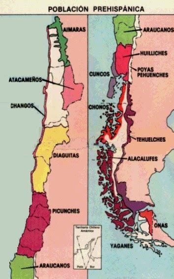 Pueblos Originarios De Chile ¿dónde Habitaron Los Pueblos Originarios
