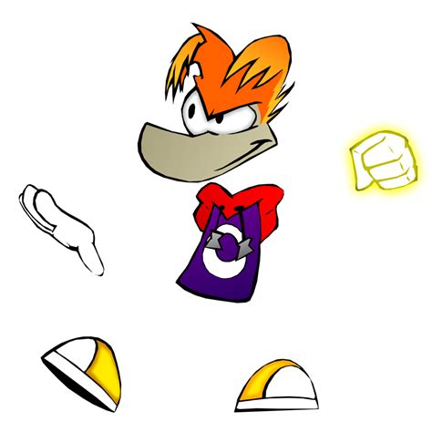 Rayman 20th Anniversary by DHW (Transparent) by DatDHW on DeviantArt