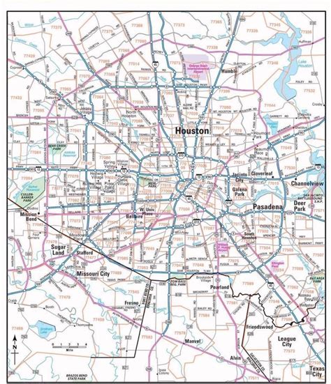 Northwest Houston Zip Code Map Interactive Map