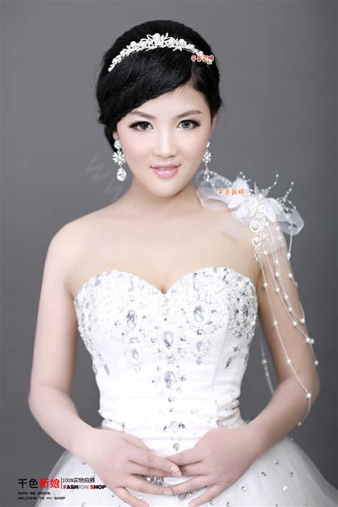 Buy Wholesale Luxury Newest Bride Flower Rhinestone Crystal Bridal Hair
