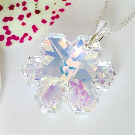 Ab Snowflake Made With Swarovski® Crystals Crystal Elegance