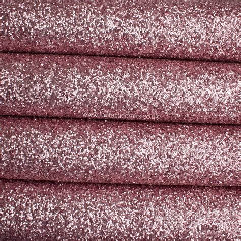 Matte Dusty Rose Chunky Glitter Fabric Funtastic Crafts