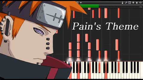 Naruto Shippūden Ost Pains Theme Girei Synthesia Youtube