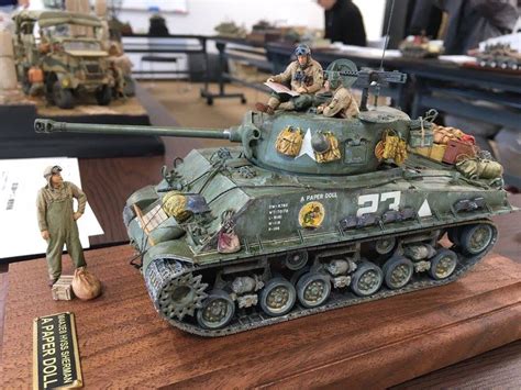 Sherman Tank Model Dioramas