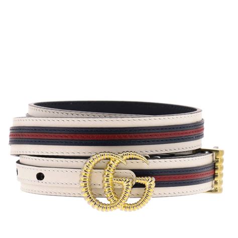 Under the new vision of creative director alessandro michele, the house has. Gucci Belt Women in White - Lyst