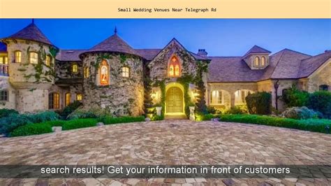 Maybe you would like to learn more about one of these? Small Wedding Venues Near Telegraph Rd - YouTube