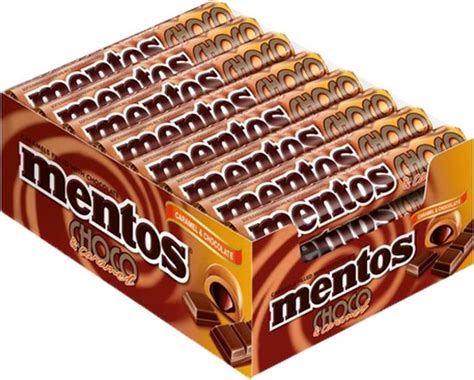 Mentos Choco And Caramel 24 Rollen Bol