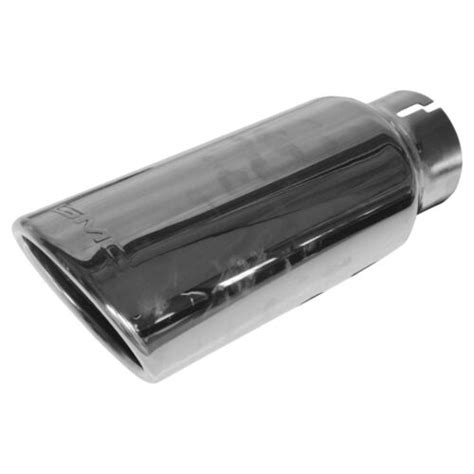 Oem 84722773 Dual Wall Angled Chrome Exhaust Tip For Gmc Sierra 1500