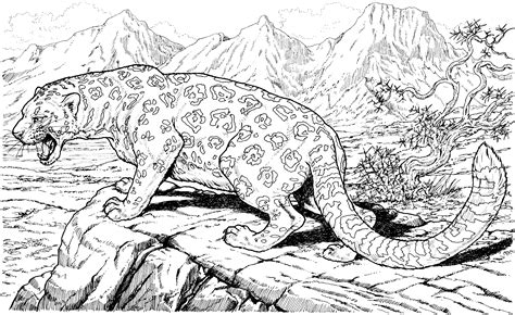 Everything has been classified in themes which are commonly used in primary education. Free Jaguar Coloring Pages