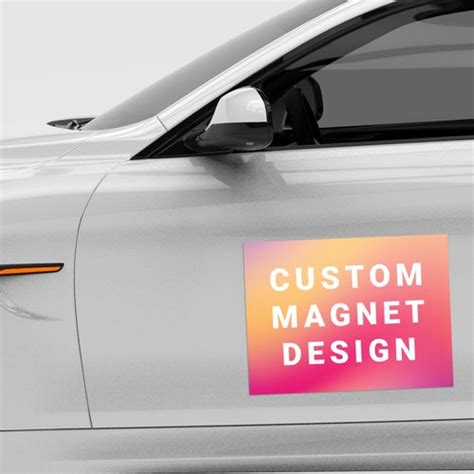 Custom Car Magnets Personalize Your Own Magnet Full Color Etsy